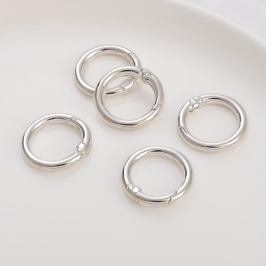 Alloy Bag Buckle & Keychain Hook Accessory Set