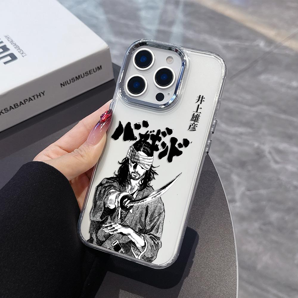 Hot New Vagabond Samurai Phone Case For iPhone 17 Air 16 e 15 14 13 12 11 Pro Max Plus SE 2020 2022 Transparent Soft Cover