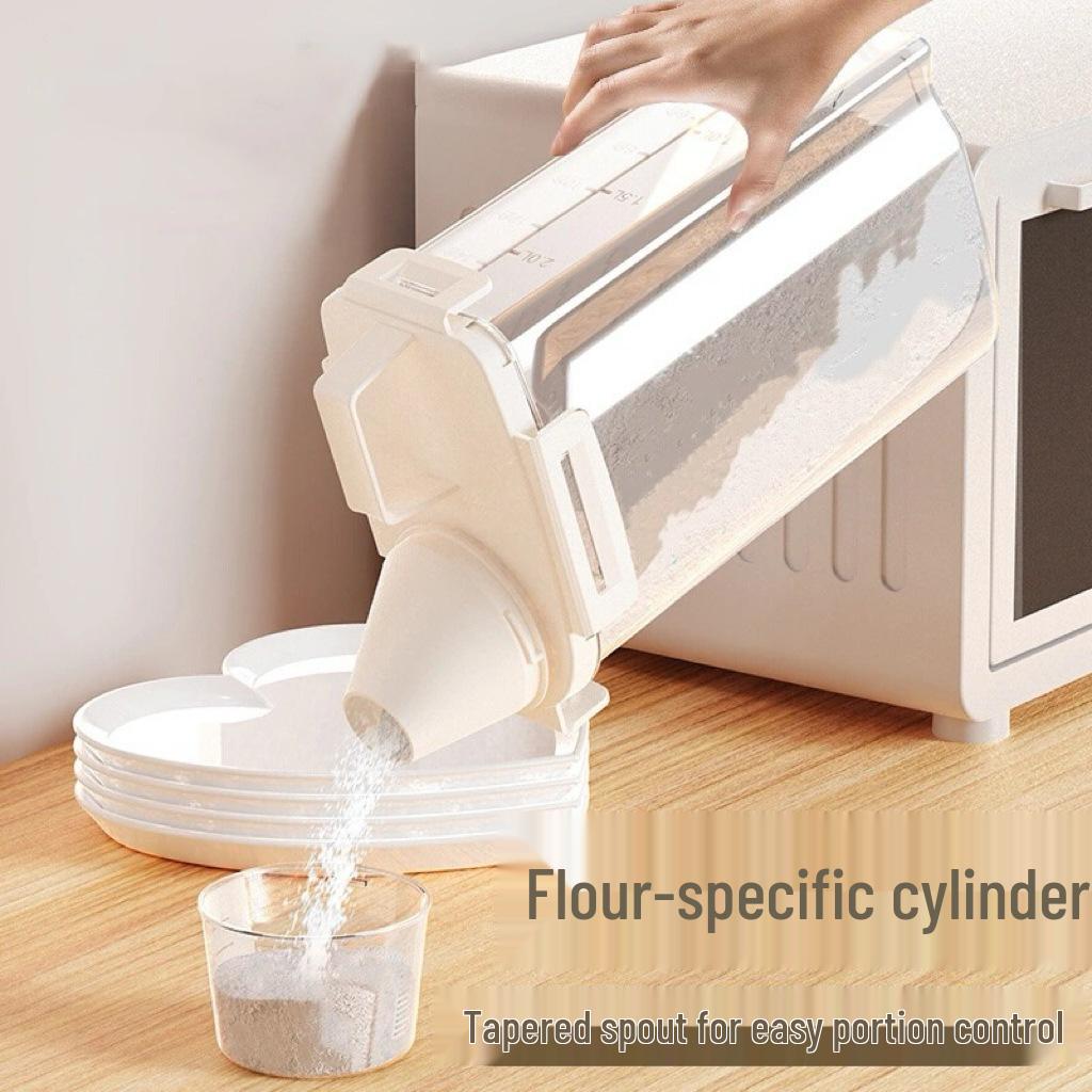 Moisture-Proof Airtight Grain Storage Container for Rice, Flour, and Whole Grains