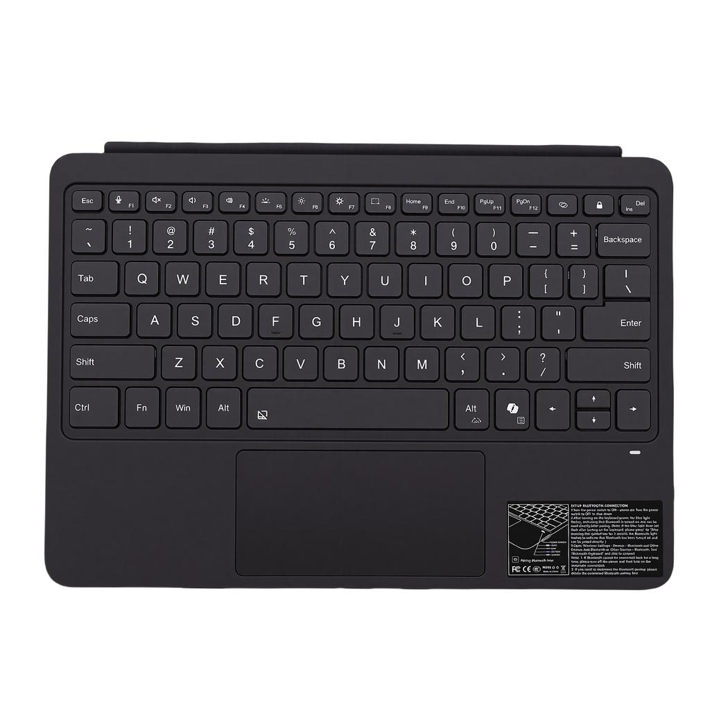 Keyboard Fit for Surface Pro 12 Inch Slim Wireless Bluetooth Keyboard with Trackpad 7 Color Backlit