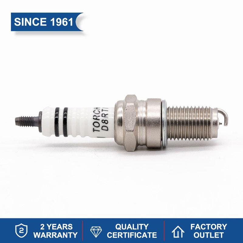 NEW 4/6PCS TORCH Spark Plug D8RTI China Original Replace for Motorcycle UTV Scooter Dirt Bike Go kart ATV Longer Life Time
