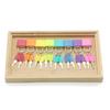Colorful Montessori Locks Keys Set Children Early Learning Education Sensory Toy
