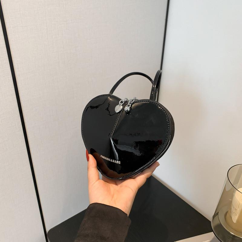 Adorable Heart-shaped Mini Bag 2024 Summer New Parent-child Shoulder Bag