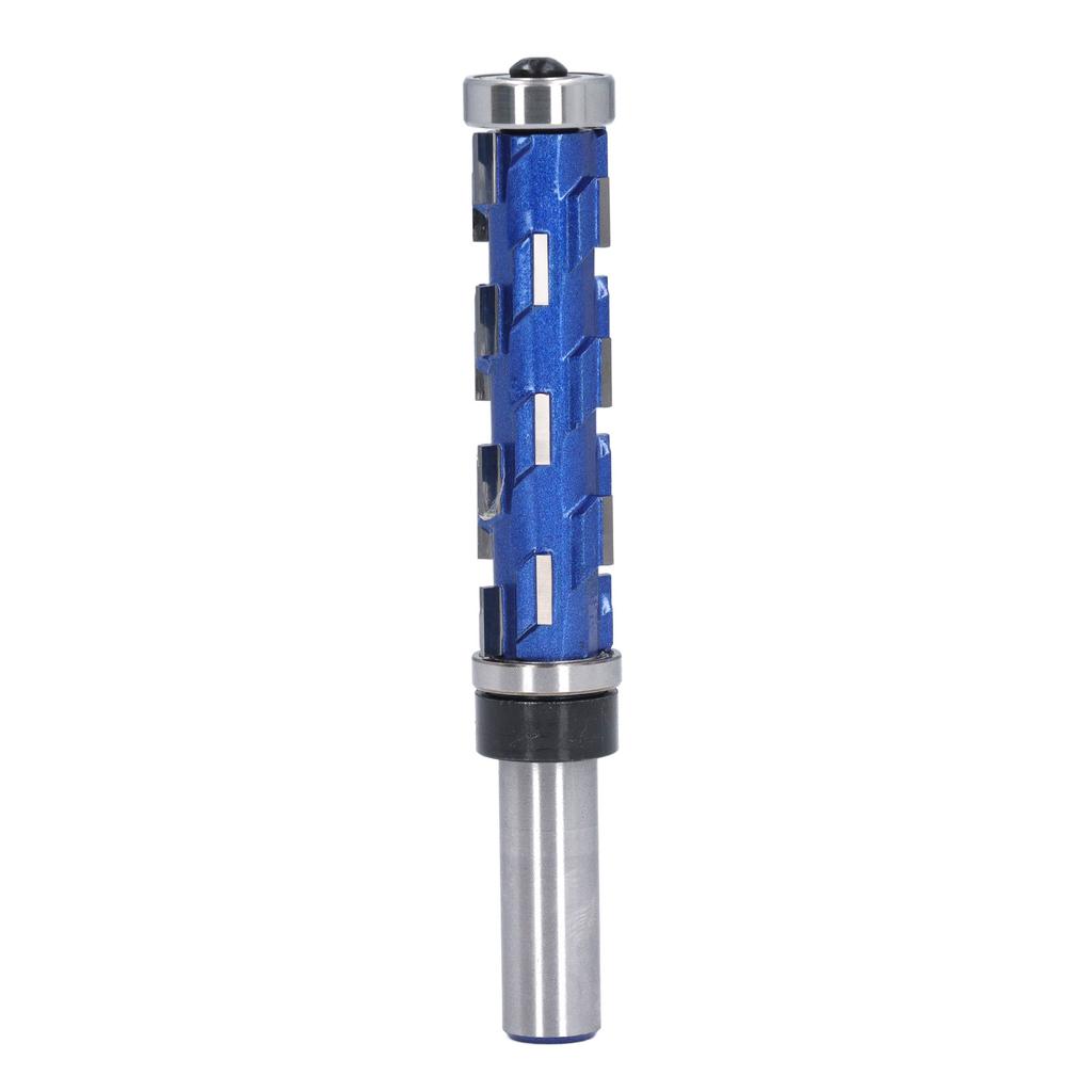 1/2in Shank Flush Trim Spiral Router Bit Tungsten Steel Alloy Double Bearing Router Bit 3/4in Cut Di