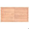 VidaXL Dessus de table bois chêne massif traité bordure assortie 363960