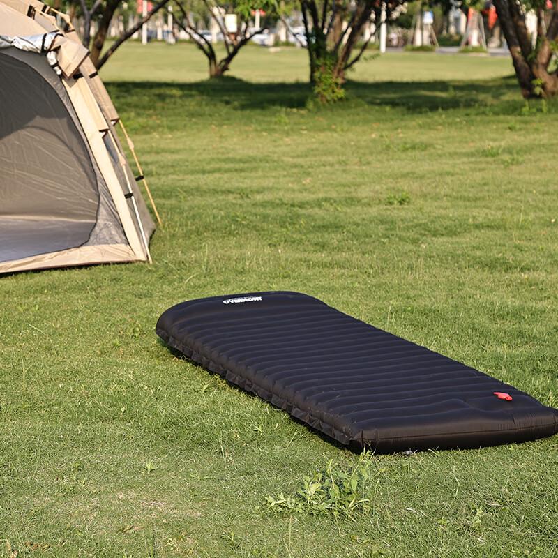 OEING Portable Foot-Pump Inflatable Camping Mattress