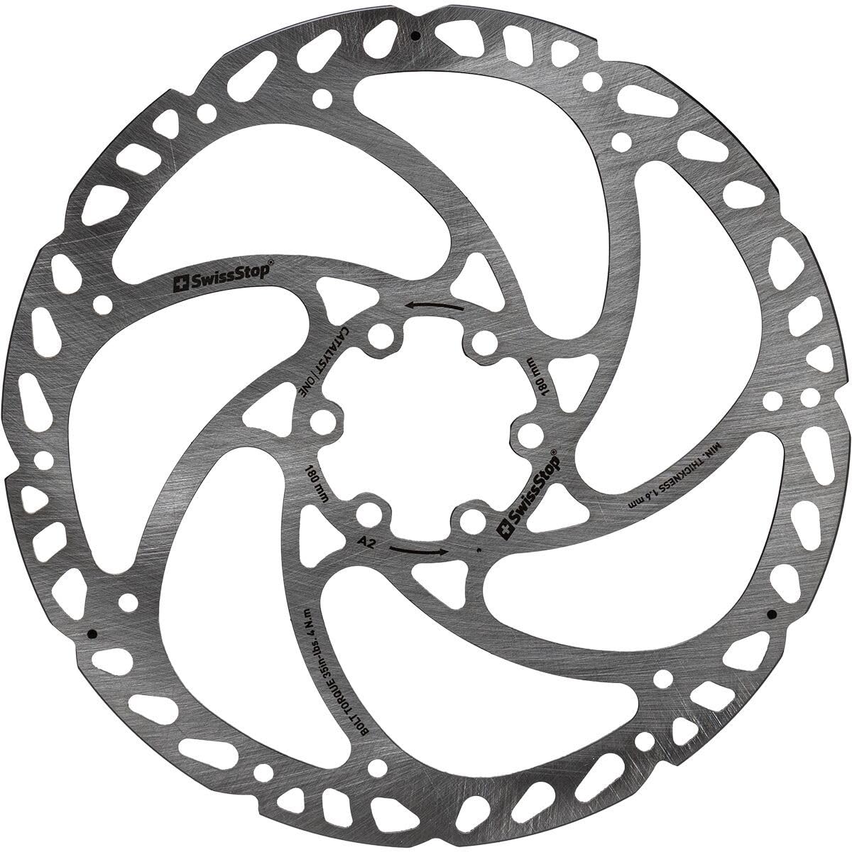 

SwissStop SWISS STOP Catalyst One Bicycle Disc Part Number P100006101 [Genuine] 6-Bolt Rotor, 160mm,