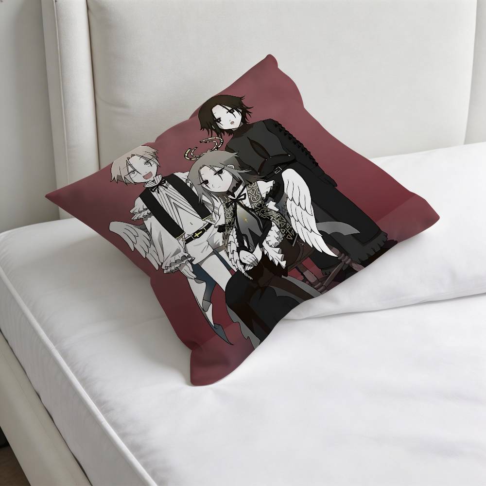 Cool SHTDN Game Square Pillow Cover Decorative Throw Pillow Case for Sofa Couch Bed Home Car Living Room Decoration
