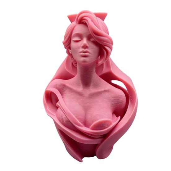 3D-печатная скульптура-бюст человека, ваза-кашпо, художественная B