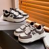 Little white shoes women's autumn and winter black and white stars panda shoes tide thick baseplate shoes