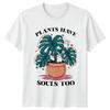 Anche le Piante Hanno Anima T-Shirt Unisex Piante da Interno Giardinaggio Regalo di Halloween
