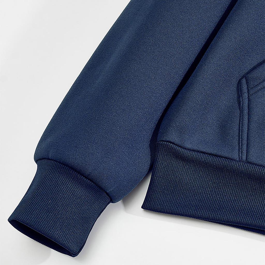 Men'S Fashionable Casual Shoulder Spliced Hooded Sweatshirt