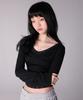 YOUHEE [Worn By Celeb] Lace V-Neck Long Sleeve_Black