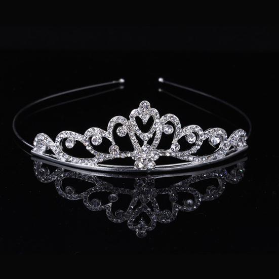 Lovely Crown Rhinestone Kids Girl Princess Tiara Headband Dancing Party Headwear