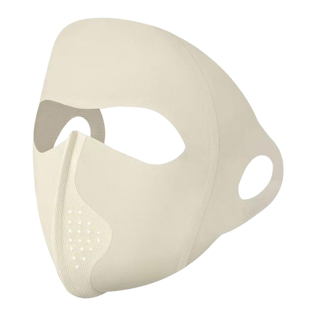 Summer Sun Protection Mask Lightweight & Breathable Full Face Sunshade Mask for Summer Riding Sports