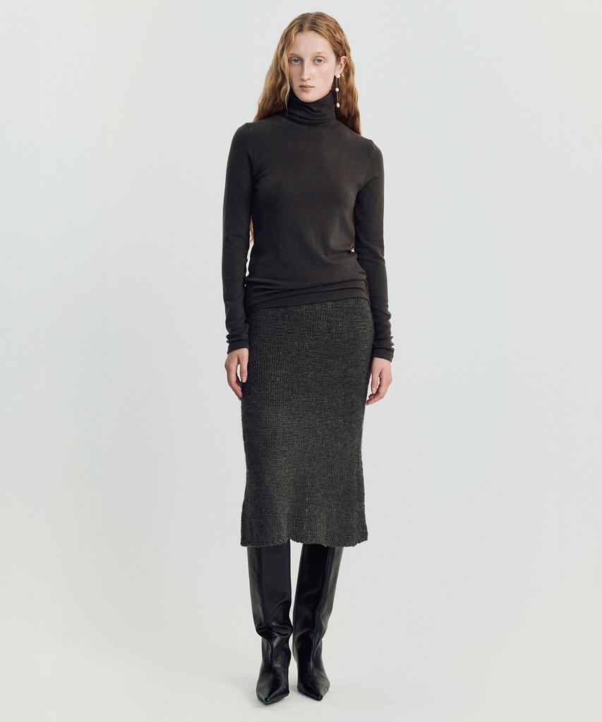 Meibeoyu Shawble Tweed Skirt _ Gray