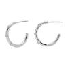 Trendy  Design for Women Earrings Jewelry 925 Sterling Silver Cubic Zircon 18k Gold Plated Hoop Earrings