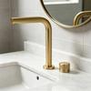 Separate Bathroom Faucet Sink Faucet Deck Mount Basin Faucet Mixer Tap Single Handle Rotary Control Cold And Hot Basin Faucet