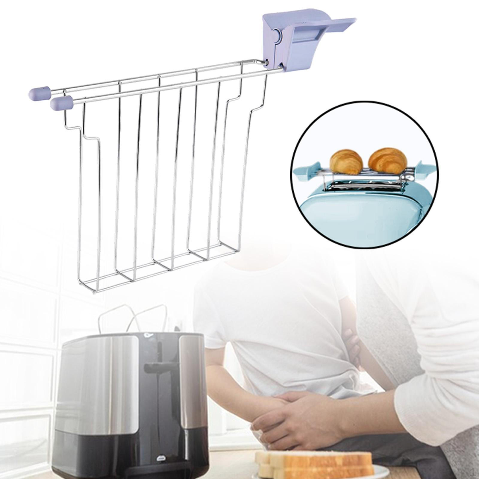 

Подставка для ломтиков хлеба, стойка из нержавеющей стали, кухонная переносная сэндвичница, гриль для подогрева серый