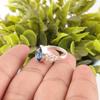 London Blue Topaz Jewelry, 925 Solid Sterling Silver Ring, Handmade Gemstone Jewelry Ring For Memorial Day