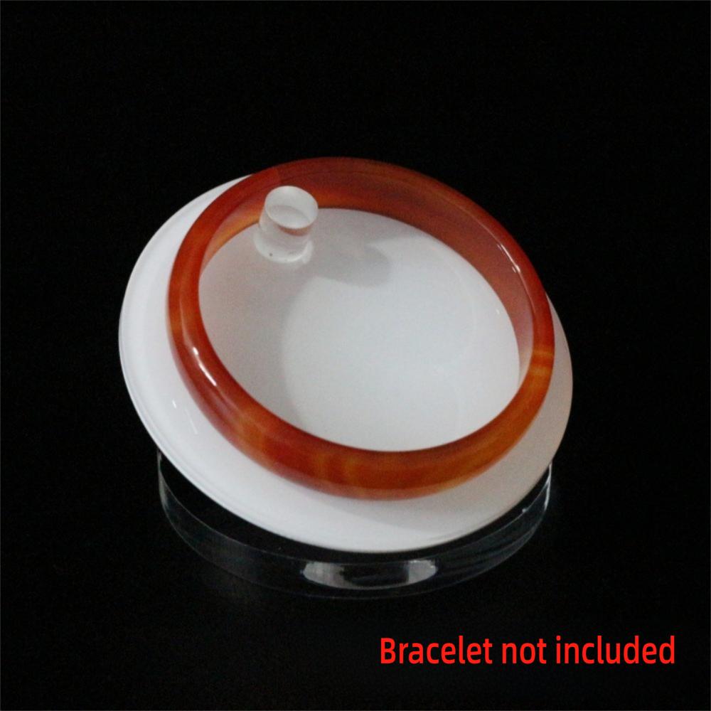 Round Bracelet Organizer Acrylic Watch Display Rack Fashion Jewelry Storage Tray 03
