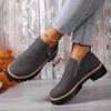 Fashion Women Comfortable Ankle Boots New Casual Anti-slip Platform Boots Fashion Outdoor High Top Wedding Shoes Women Zapatos De Mujer
