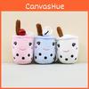 Adorable Plush Milk Tea Cup Keychain Doll Soft Cotton Stuffed Toy For Bags And Keys