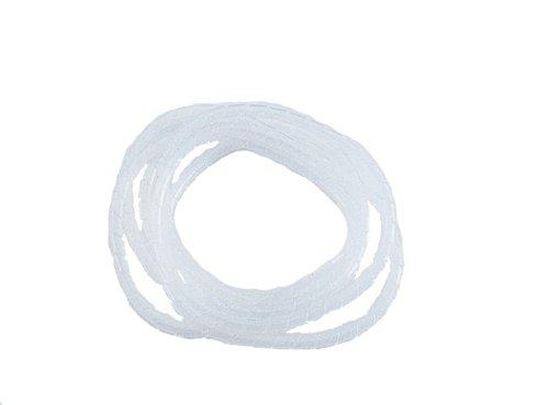 POSH 800300 Spiral Tube, White, 6.6 ft (2 m)
