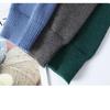 Autumn and Winter Warm Men's Sweater Street Fashion Patchwork Color New Casual Pullover Turtleneck Warm Loose Top