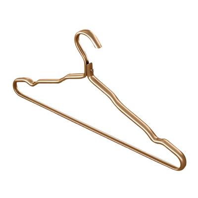 Clothes Hanger Max Load Bearing Anti-rust Aluminum Alloy Smooth Windproof Smooth Non-Slip Suit Coat Hanger Clothing