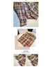 2026 Spring Elegant Korean Plaid Long Sleeve Women's Loose Casual Shirt Jacket