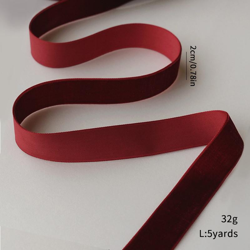 Christmas Ribbon Decor With Satin Fabric For Holiday Tree Wrapping And Scene Setting