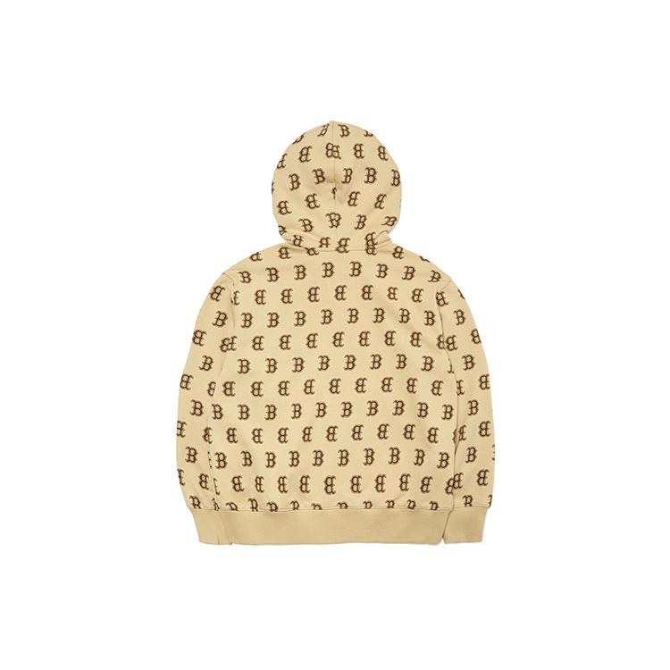 New MLB Old Flower Sweatshirts Unisex Beige Yellow 3ATRM0114-43BGS