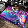 1pc Unicorn Fantasy Office Chair Mat - Anime Cartoon Design, Non-Slip Carpet for Home Decor, Suitable for All Seasons, Perfect Gift for Office and Gam