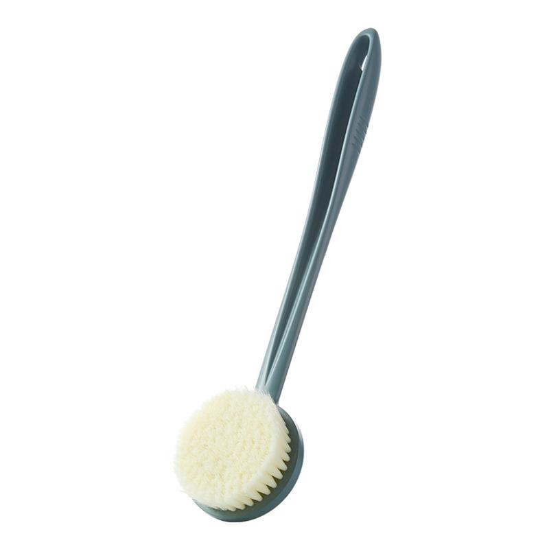 Long-Handled Bathtub Shower Brush Bathroom Brush Body Soft Hair Washing Brush Hand Back Scrub Skin Massage Bathroom Tool