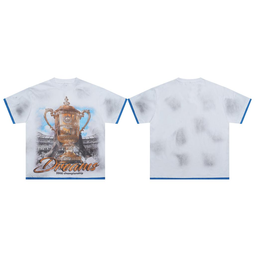 Vale Summer Couple T-shirt Street Trend High-quality Pure Cotton T-shirt