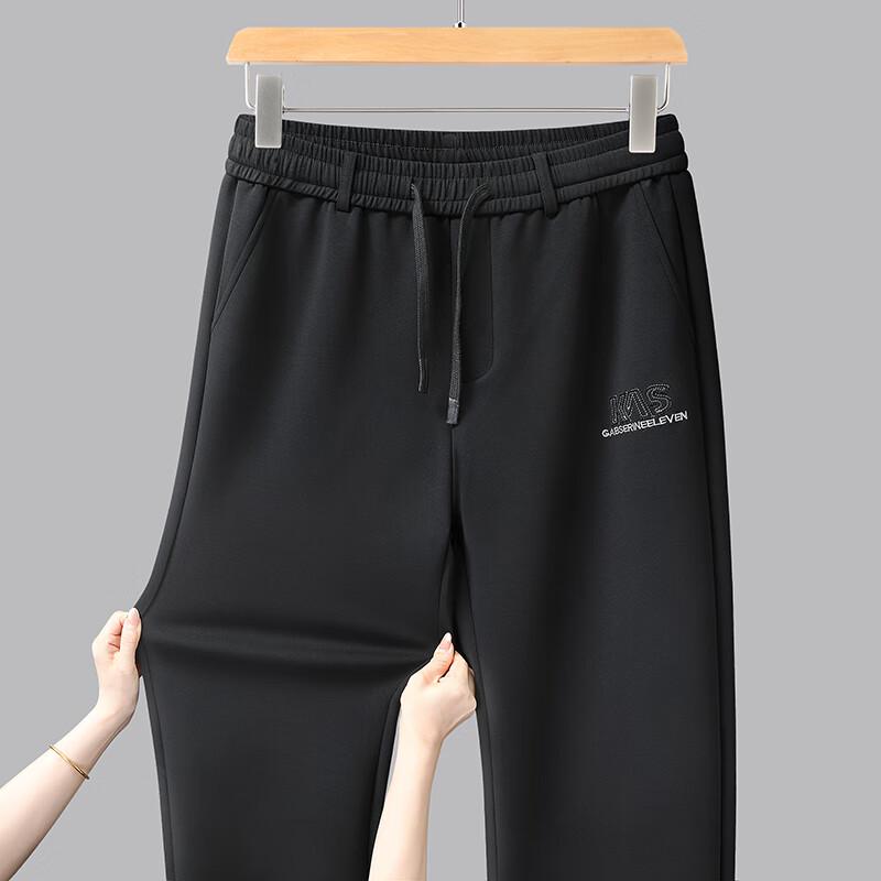 Debinze Men's Plus Size Cotton Blend Straight Leg Casual Pants