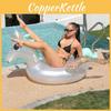 Glittering Silver Magical Floating Lounger For Adults