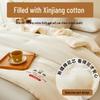 100% Xinjiang Cotton 3D Winter Quilt: Thick, Pure Cotton, All-Season Comfort