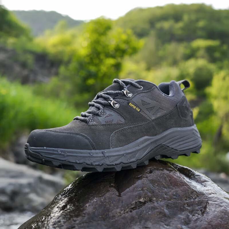 SCALER X9514950 Unisex Waterproof Suede Low-Cut Hiking Shoes 40