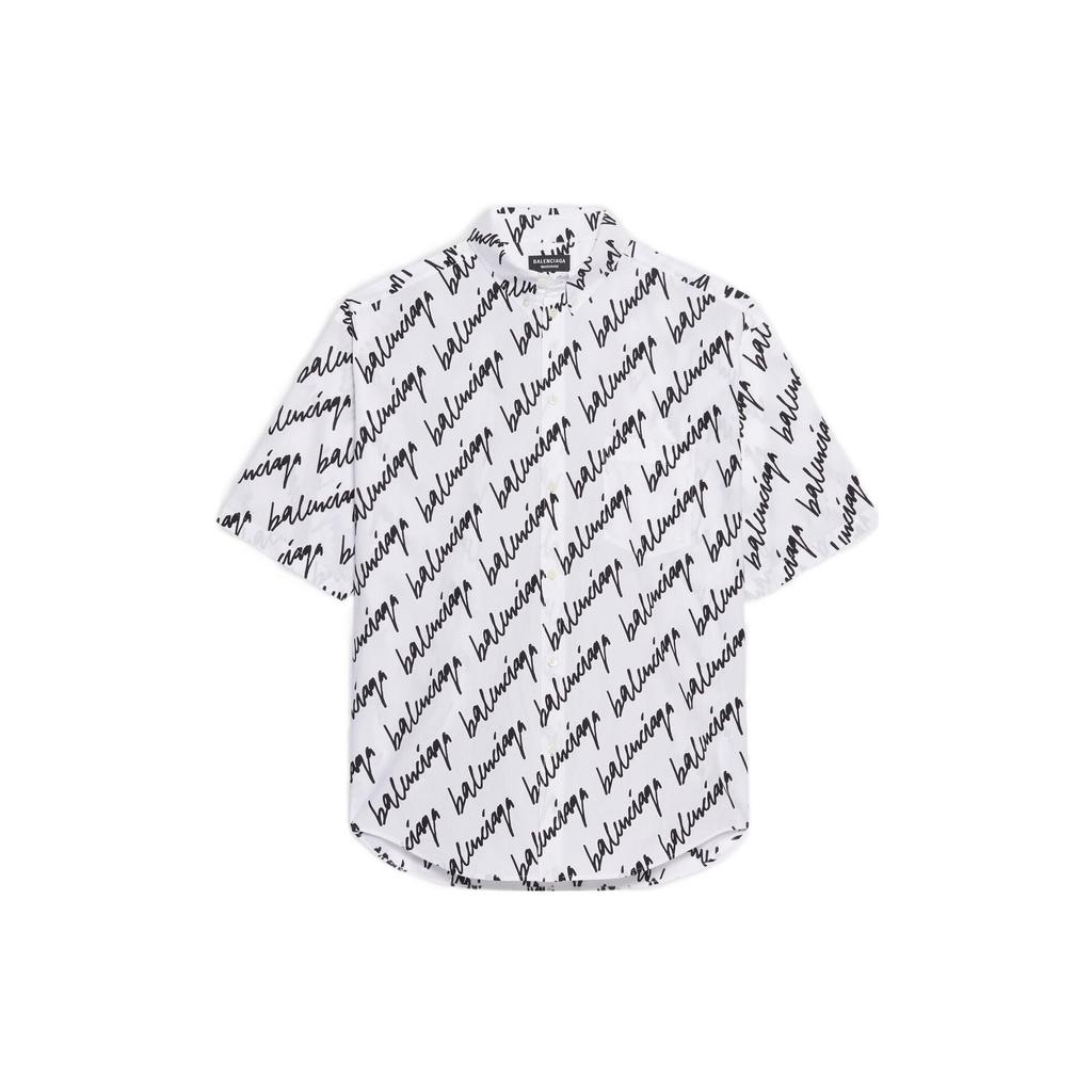 Balenciaga SS22 Shirt Regular Fit Men's White 681702TLLJ49040