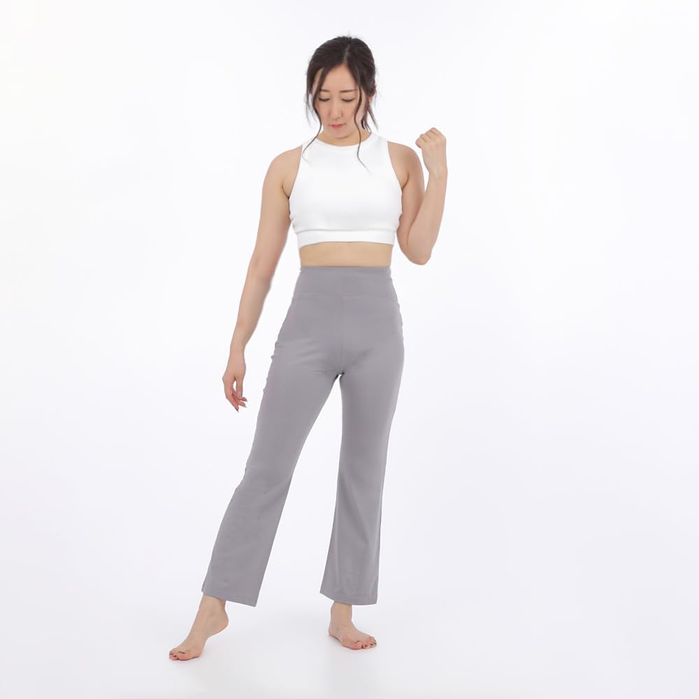 Cropped Yoga Perfect for Hot and the and Sizes Dusty Product Planet-C Planet-Casual Women's High-Waisted, Pants, Yoga, Dance, Running, Marathons,