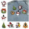 Fashionable Christmas Brooch Snowman Christmas Tree Pins Santa Claus Brooch  New Year Pins