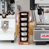 watchget Portafilter Basket Stand, Portafilter Basket Storage Rack, Espresso Pack Screen Storage, Coffee Tool, Fits 58mm Portafilter Baskets, Walnut