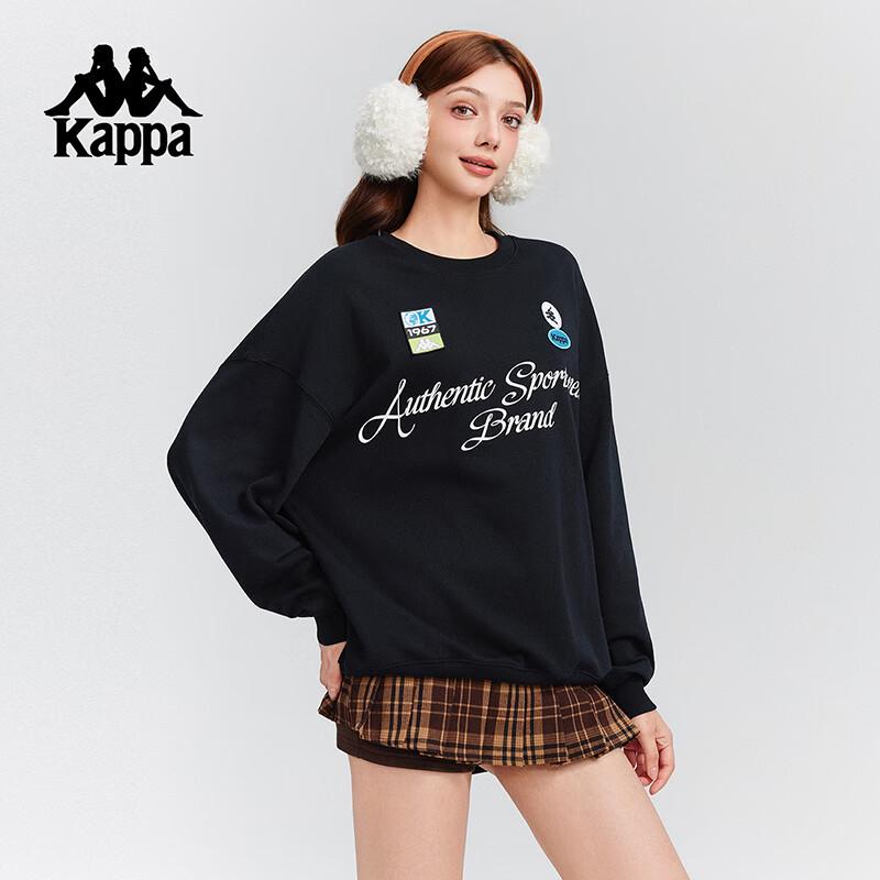 Kappa Unisex 2025 Fall Round Neck Pullover Sweatshirt XL