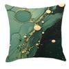 New Green Marble Gilt Series Pillows, Comfortable and Soft, Car Home, Bedroom, Bedside Pillows, Cushions