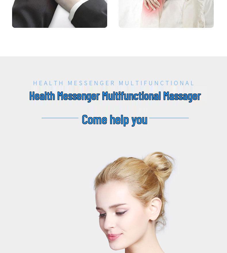 Low-Frequency Pulse Microcurrent Electrotherapy Massager for Full-Body Meridian Dredging and Physiotherapy