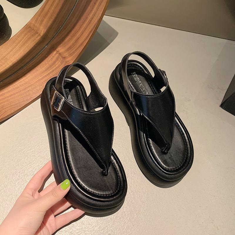 Summer Women's Sandals Fashion Pinch Toe Casual Sandals 2025New Roman Sandals for Women Non Slip Platform Sandal Sandalias Mujer