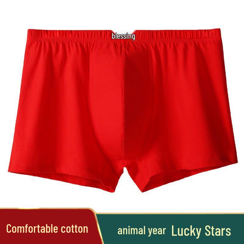 Pánské boxerky z čisté bavlny - Prodyšné, pas plus size, ideální pro teenagery a dospělé.