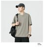 Men's Summer Ice Silk Loose Short Sleeve T-shirt - Cool, Lightweight, Trendy